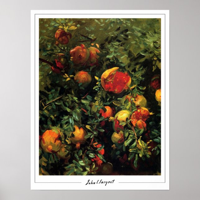 John Singer Sargent Zedign Art Poster nº 186-2 (Frente)