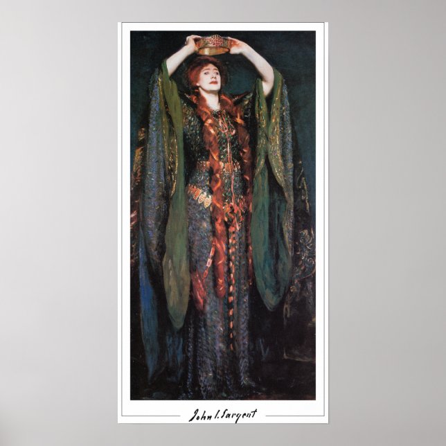 John Singer Sargent Zedign Art Poster nº 253 (Frente)