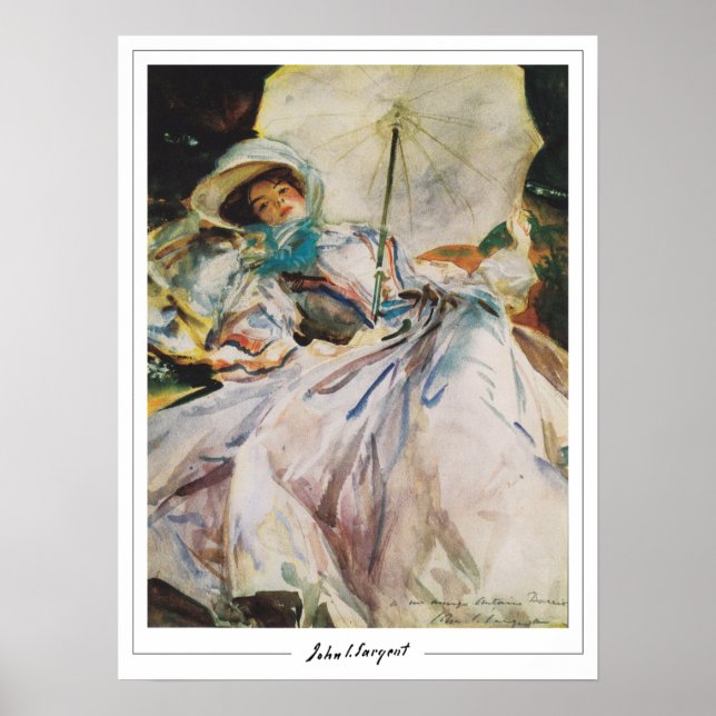 John Singer Sargent Zedign Art Poster nº 469 (Frente)
