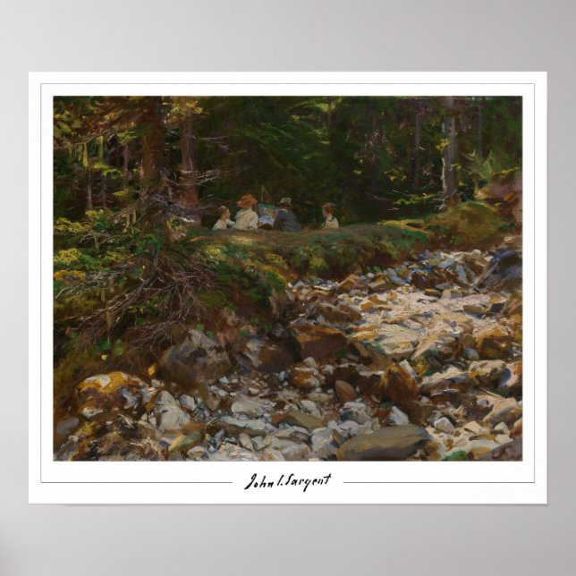 John Singer Sargent Zedign Art Poster nº 7 (Frente)