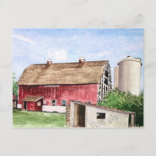 John Trescher Barn - cartão postal