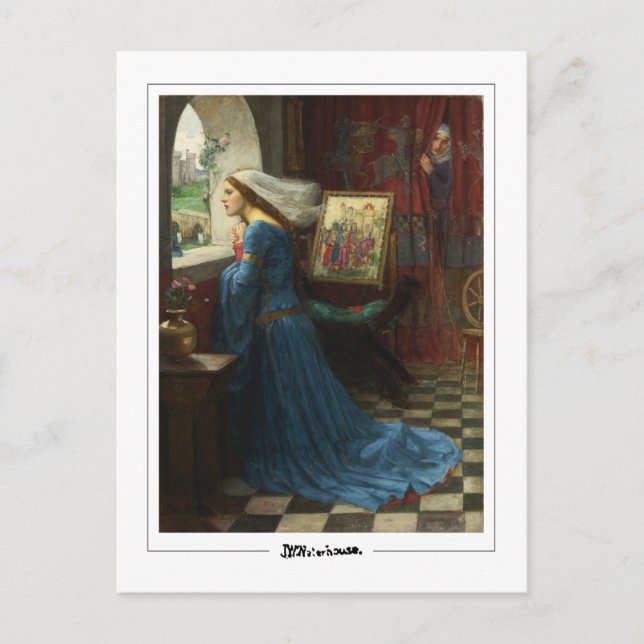 John William Waterhouse #89 - Cartão Postal de Art (Frente)