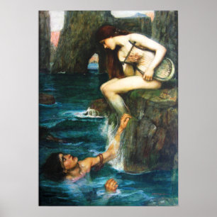 John William Waterhouse A Poster Siren