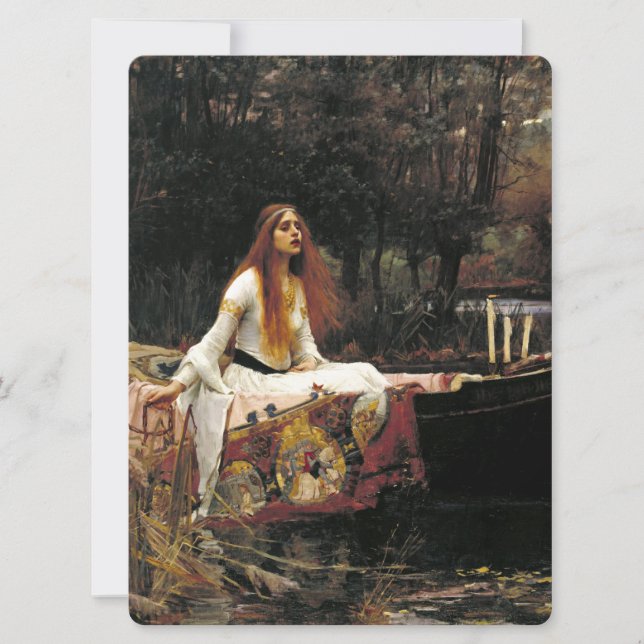 John William Waterhouse A Senhora De Shalott (Frente)