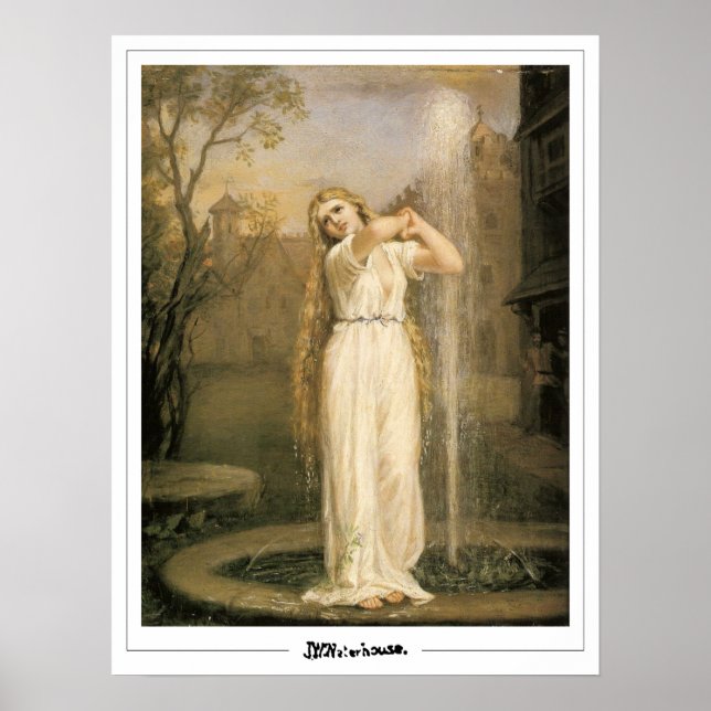 John William Waterhouse Zedign Art Poster nº 11 (Frente)