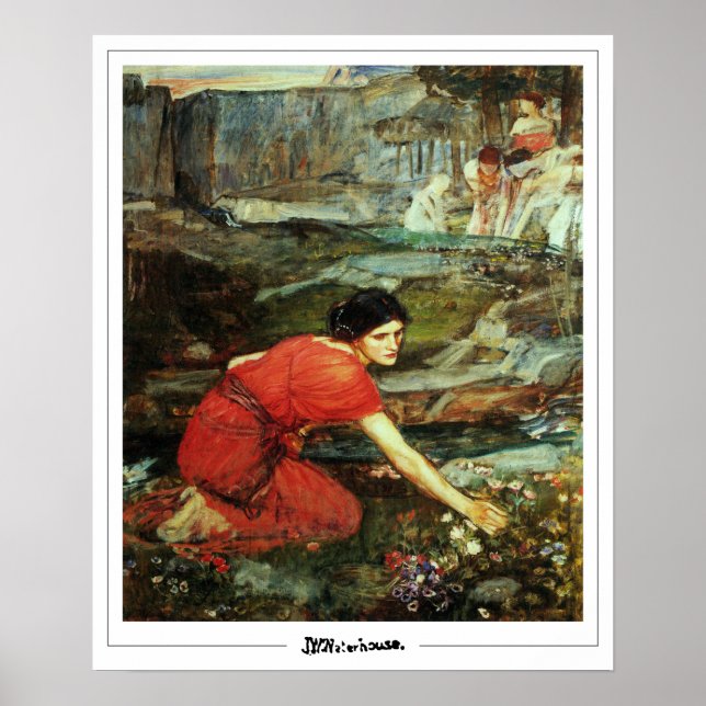 John William Waterhouse Zedign Art Poster nº 7 (Frente)