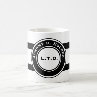 Johnny H. Corajoso 11 onças. Caneca de café