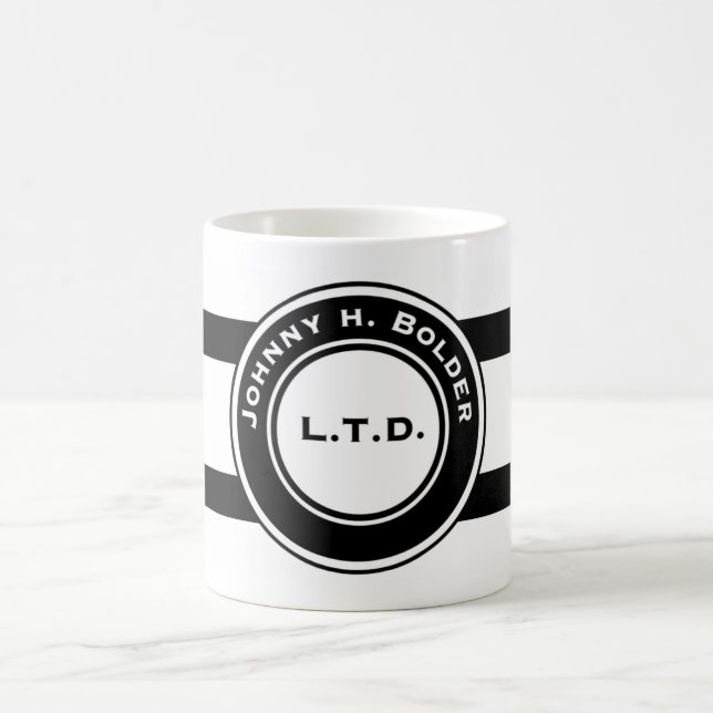 Johnny H. Corajoso 11 onças. Caneca de café (Centro)