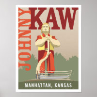 Johnny Kaw - Poster 16x12