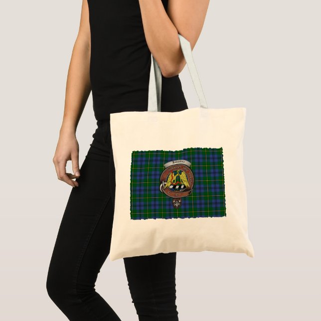 Johnstone Clan Crachá Tartan Bolsa (Frente (produto))
