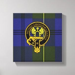 Johnstone Scottish Crest e Tartan Canvas