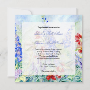 Joias-Alas Hummingbird - Convite para Casamento