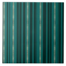 Joias com risca verde