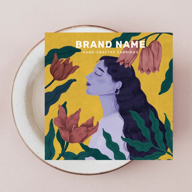 Joias, Holder Flores Botânicas Mulheres (Criador carregado)