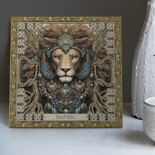 Joias Tribais do Leão Espiritual Personalizadas