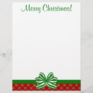 Jolly Diamantes de Natal Letterhead