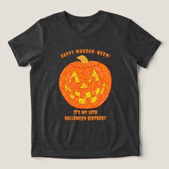 Jolly Jack O Lantern Cute Kids Halloween Aniversár (Design frontal)