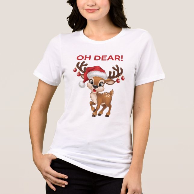 Jolly Jingle Threads Oh Dear! Cute Reindeer (Frente)