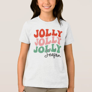 Jolly Jolly Jolly Season Retro Holiday Typografia