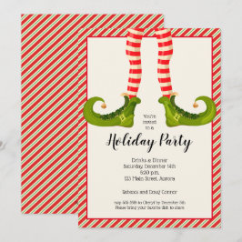 Jolly Natal Pernas de Férias Convites