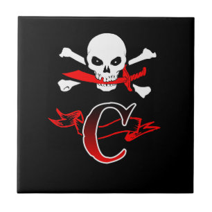 Jolly Roger C Monograma Inicial