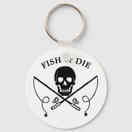 Jolly Roger Fish Pirate Chaveiro
