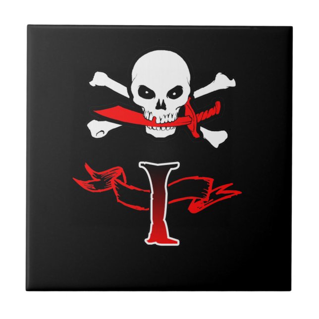 Jolly Roger I Monograma Inicial (Frente)