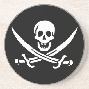 Jolly Roger Pirate Flag Porta copos