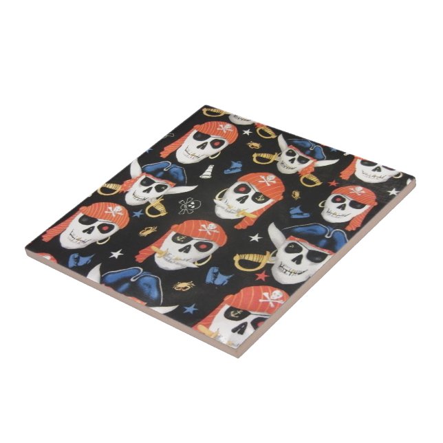 Jolly Roger Pirate Skulls (Lateral)