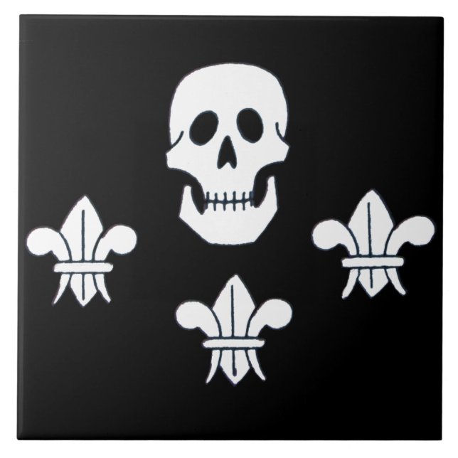 JOLLY ROGER SKULL E TRÊS MENTIRAS FLAG (Frente)