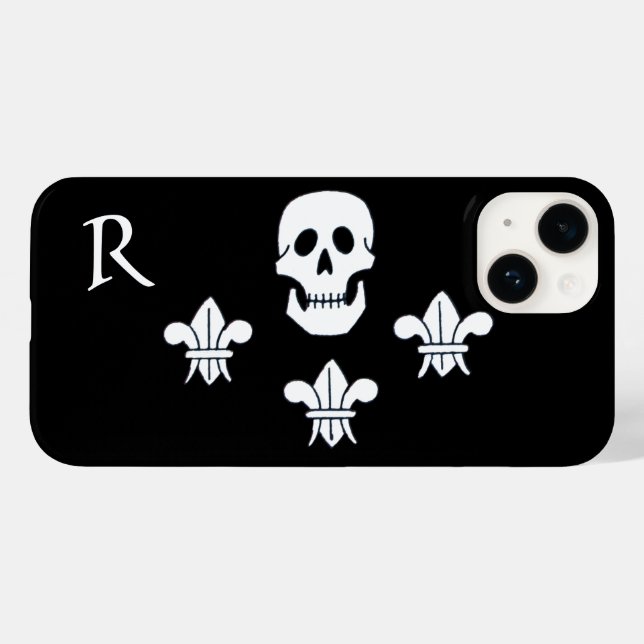 JOLLY ROGER SKULL E TRÊS MENTIRAS FLAG MONOGRAM (Verso (horizontal))