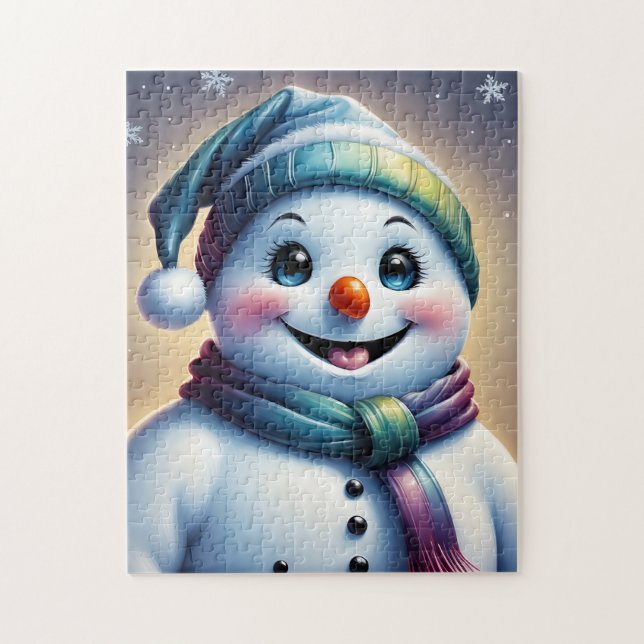 Jolly Snowman Quebra-cabeça (Vertical)