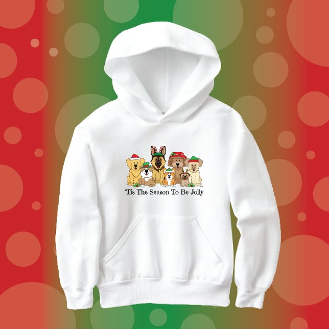 JollyKins Holiday Dogs Hoodie (Criador carregado)