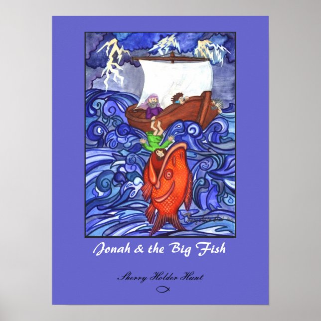 Jonah e o Grande Impressão de Peixes (Frente)