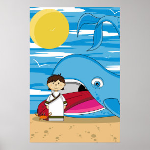 Jonah & o poster da baleia