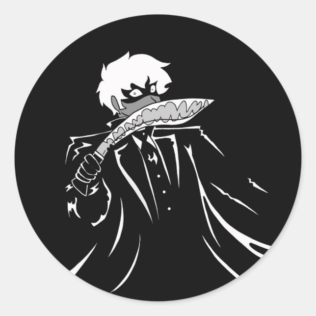 Jonathan Harker, o adesivo Cryptid Kukri (Frente)