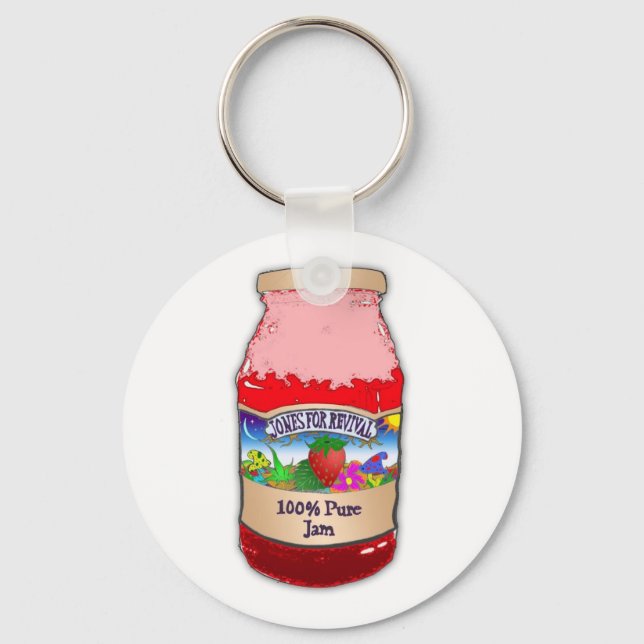 Jones For Revival Strawberry Jam Chaveiro (Frente)