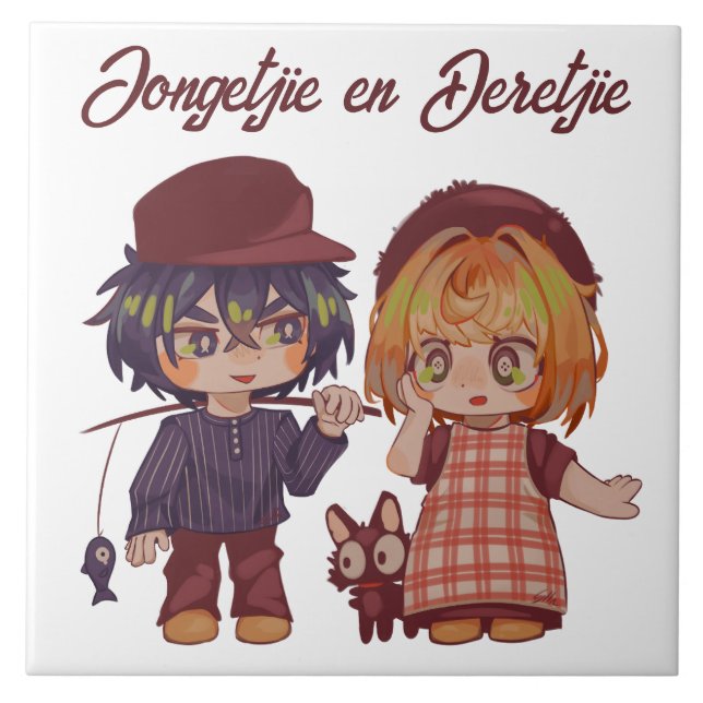 Jongetjie en Deretjie Chibi  (Frente)
