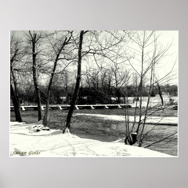 Joplin Missouri Shoal Creek Bridge Poster (Frente)