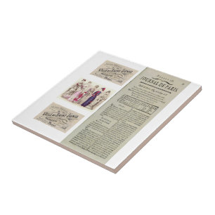 Jornal Azulejo Cerâmica Paris França