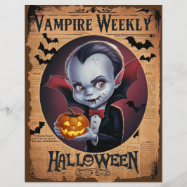 Jornal Vampiro de Vampiro de Halloween