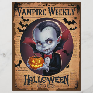 Jornal Vampiro de Vampiro de Halloween