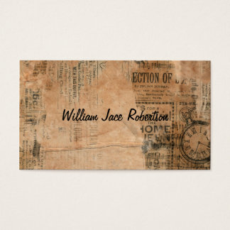 Jornal Vintage Antigo Torn Personalizado