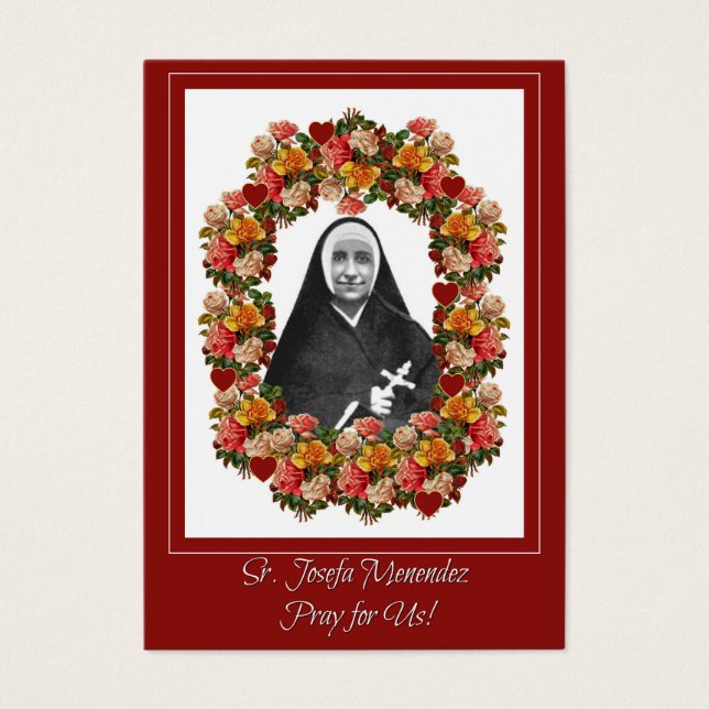 Josefa Menendez Nun Rosa Prayer Novena (Frente)