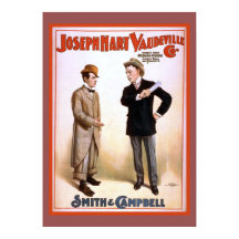 Joseph Hart Vaudeville Co Poster de Teatro