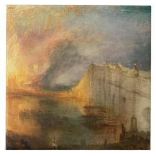 Joseph Mallord William Turner - o Burning do