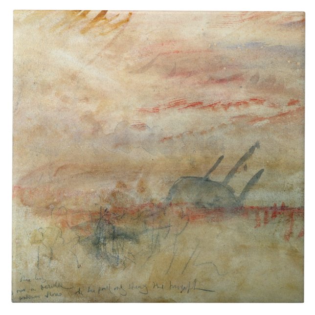Joseph Mallord William Turner | perdido a toda a (Frente)