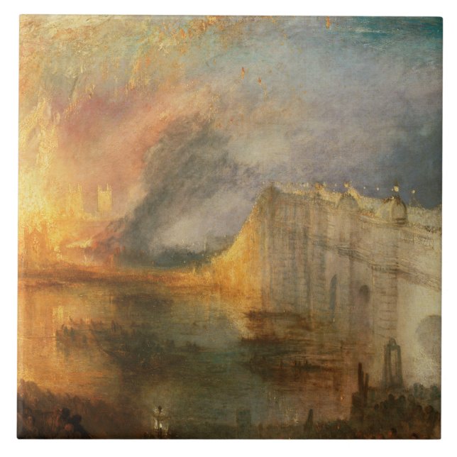 Joseph Mallord William Turner - The Burning of the (Frente)