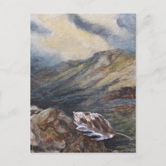 "Journey On" cartão postal de folha