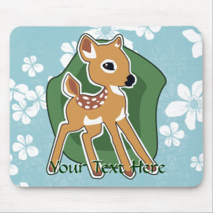 Jovem corça bonito Mousepad